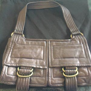 Kooba Bronze Metallic Shoulder Bag